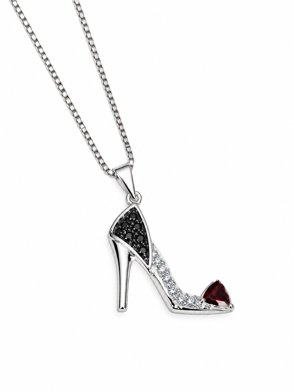 Sterling Silver High Heel 👠 Pendant Necklace